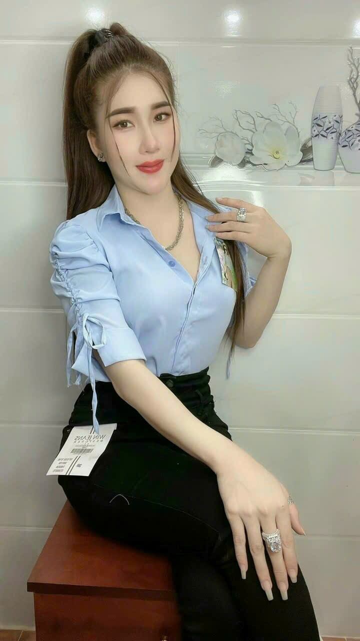 Ao so mi nữ somi tay rút.mango 8D