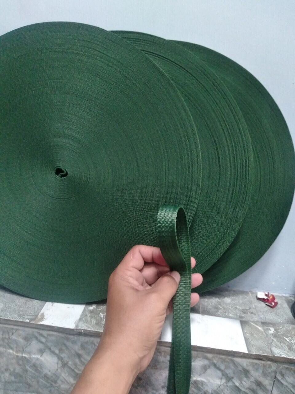 Võng dù xanh 2 lớp cá sấu áp cho đại lý