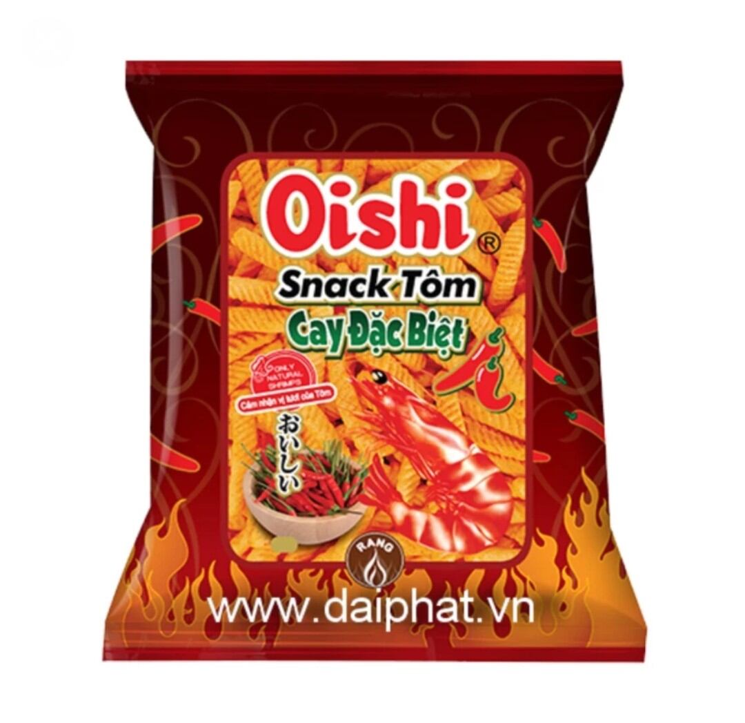 Lóc bánh snake oishi vị tôm siêu cay
