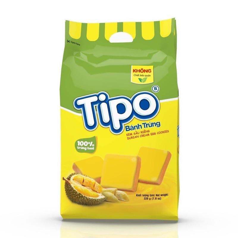 Bánh trứng nướng Tipo vị dầu riêng gói 220g