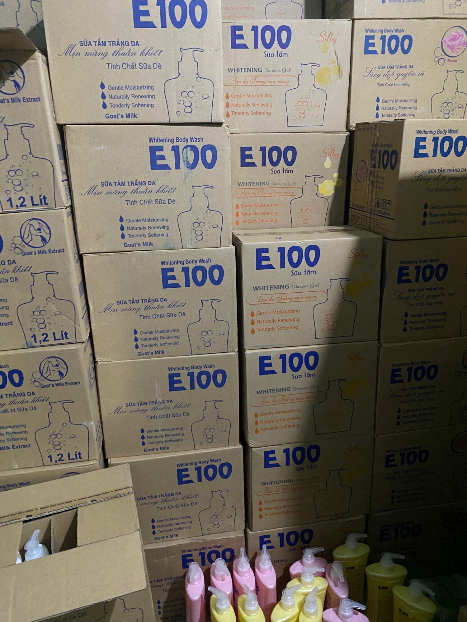 6 Tuýp Sữa Rửa Mặt Tinh Chất Sữa Bò E100 80Gr