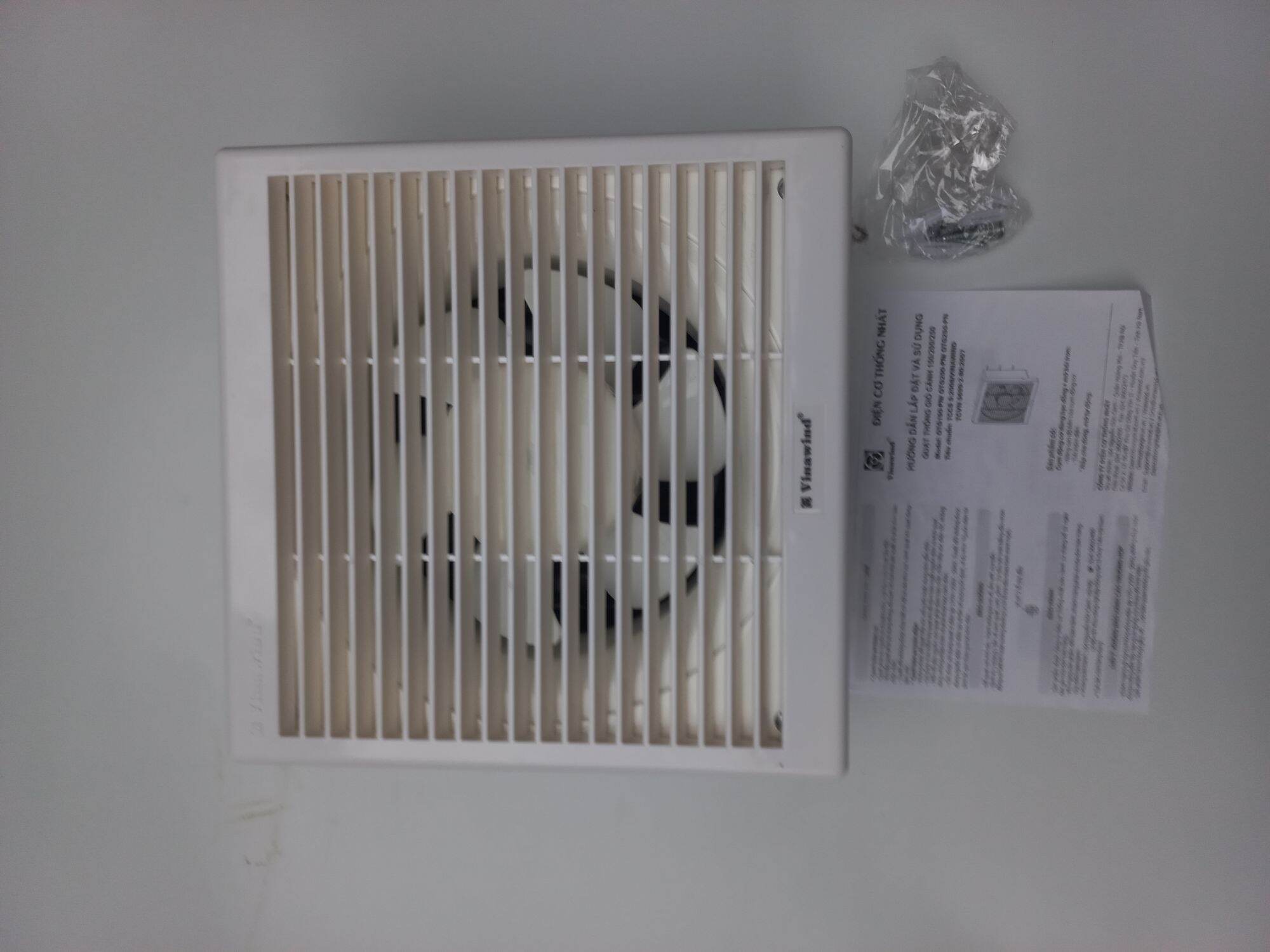 Quạt thông gió hút mùi vinawind qtg 150 - pn lỗ khoét chờ 200mm