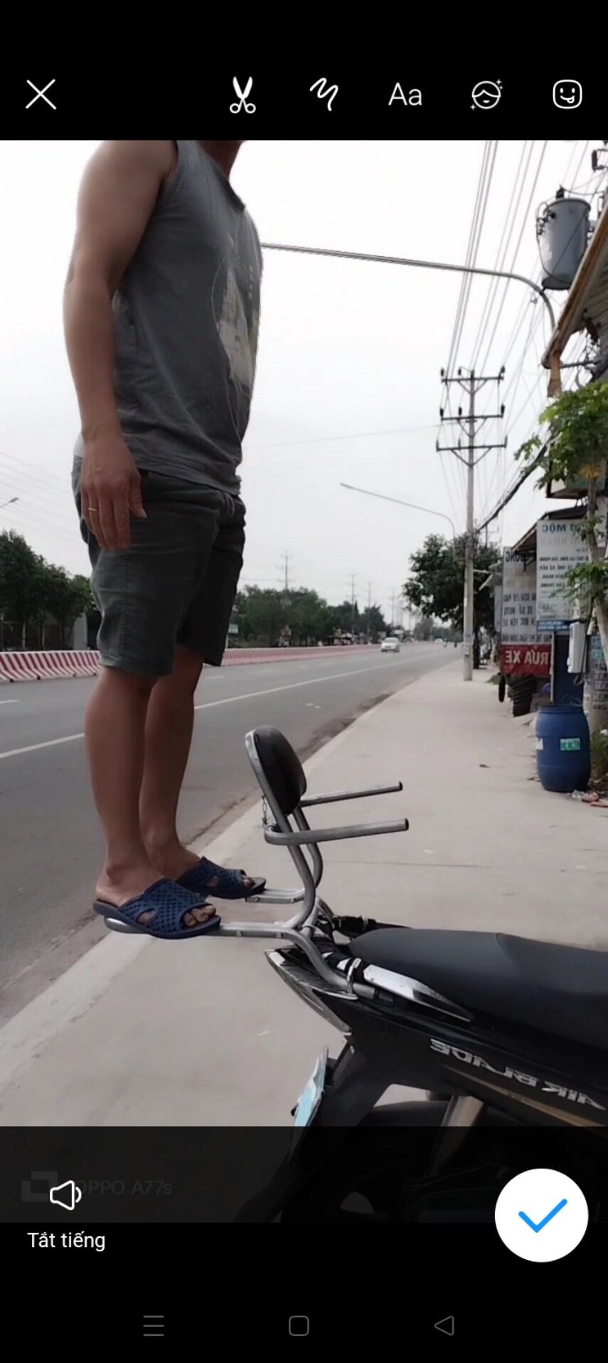 BAGA PHƯỢT LẮP Xe JANUS(tặng kèm xốp bọc gác tay )khi mua trọn bộ có gác tay