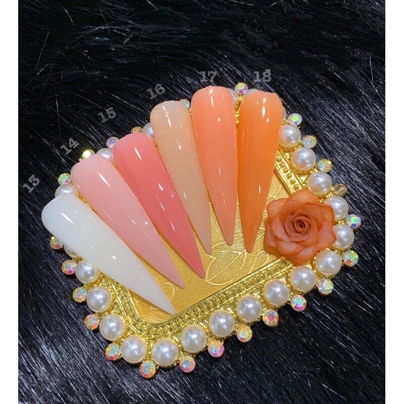 Sơn gel thạch bobo bảng 30 màu (1-18)