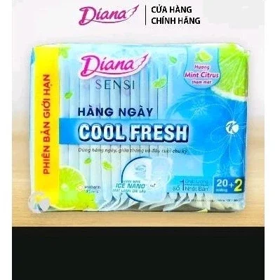 Băng vệ sinh Diana cool fresh hằng ngày 20 miếng