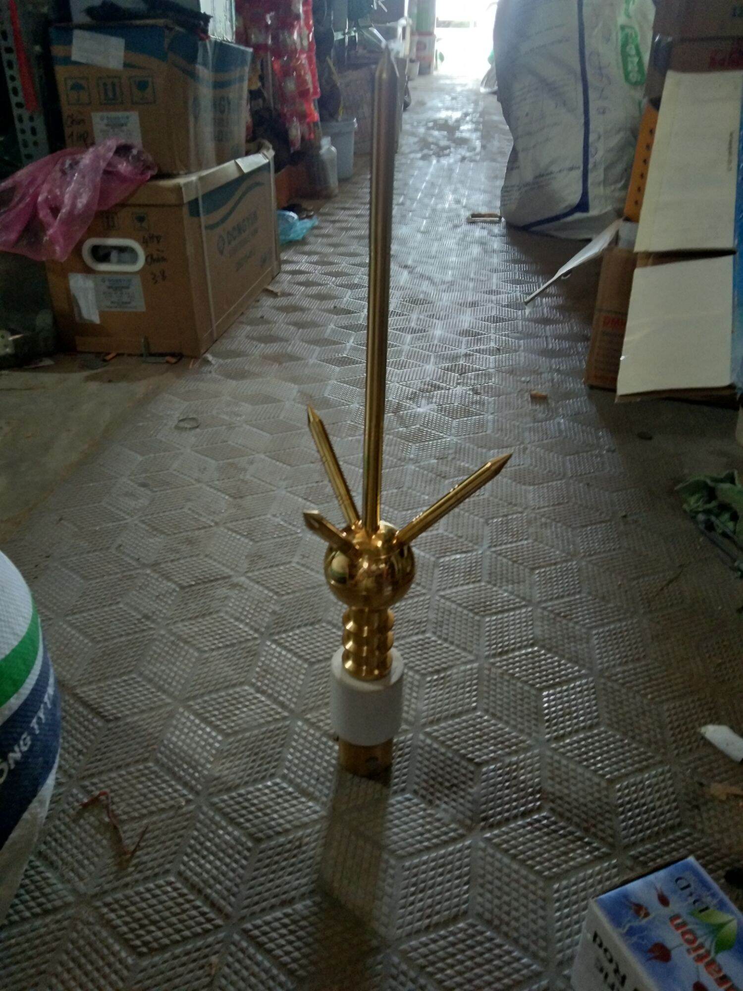 Bộ thu lôi chống sét, thu lôi 3 chia
