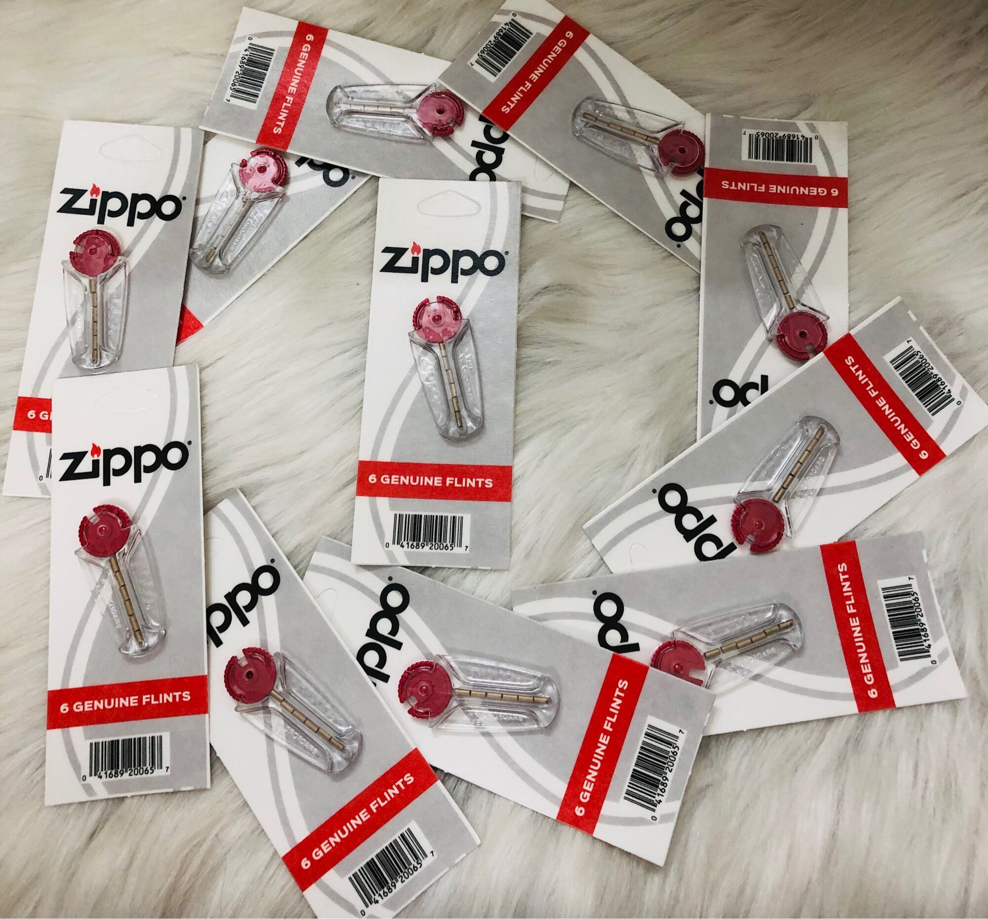 Đá vàng zippo chính hãng usa vỉ 6 viên - đá lửa zippo mỹ - đá cho các loại bật lửa