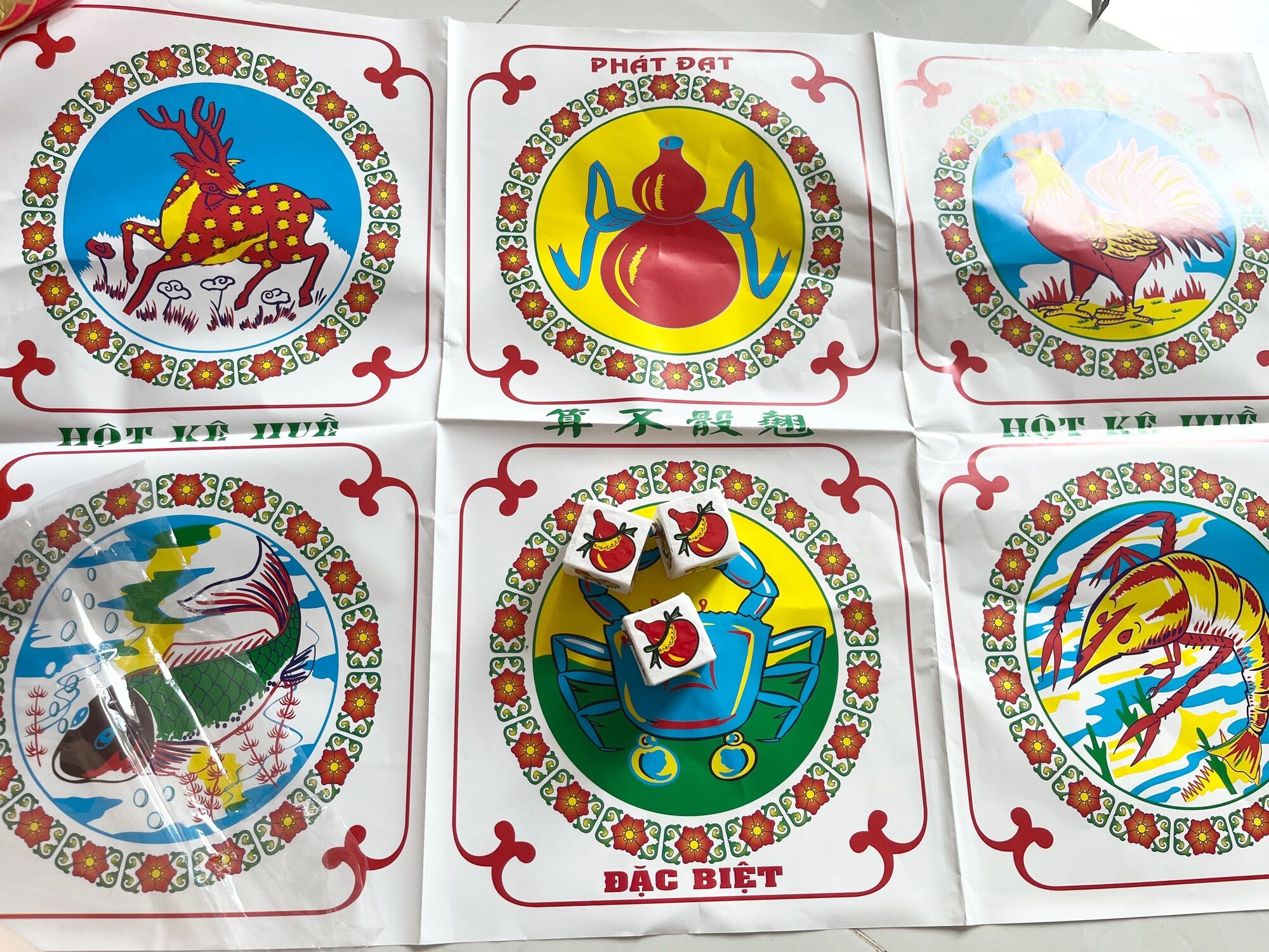 Bộ Đồ Chơi Bầu Cua Giải Trí