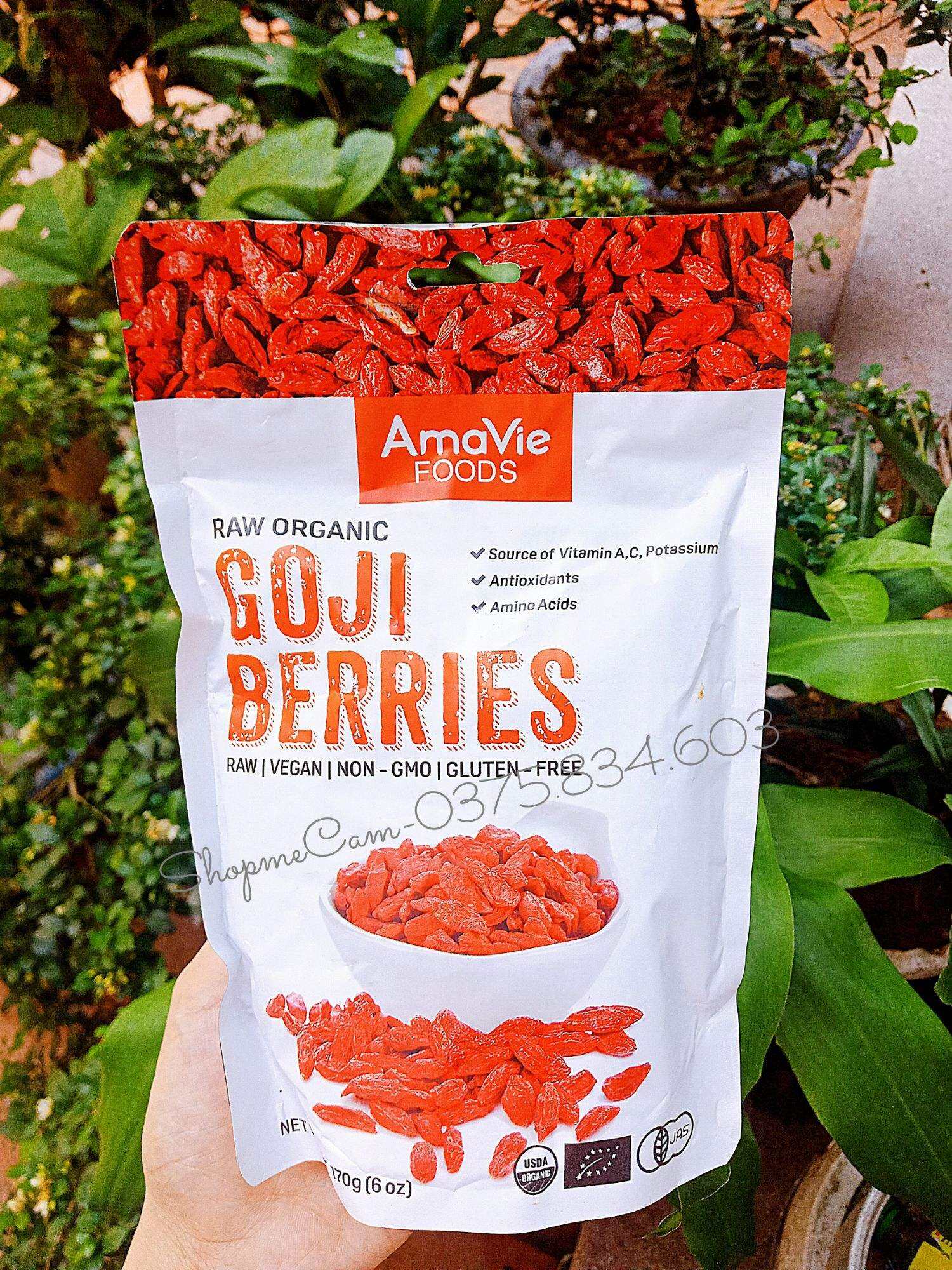 Kỷ tử hữu cơ AmaVie gói tách lẻ 50g