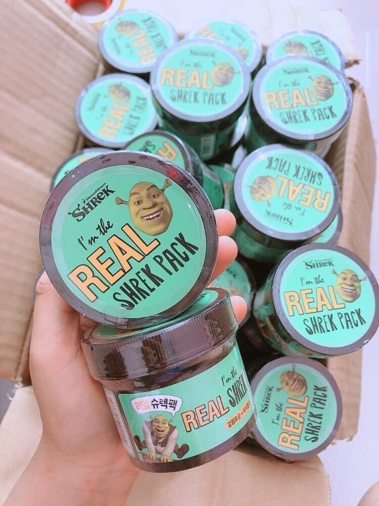 Mask đất sét Shrek Pack bạc hà rau má