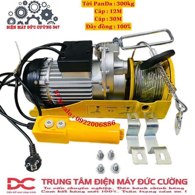 Máy tời điện pa300 - cáp 25m