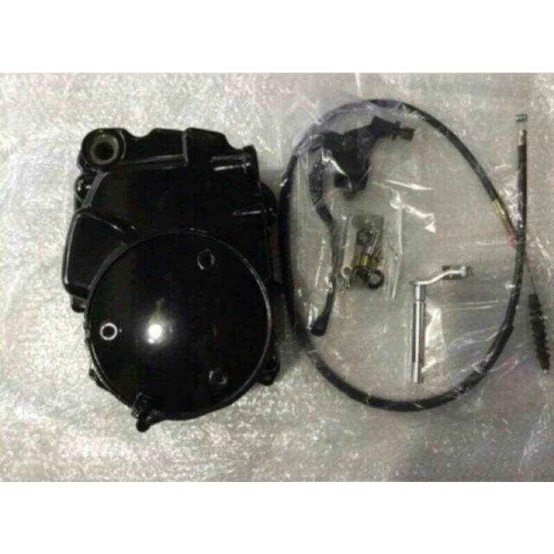 Nắp lốc nồi lên côn tay cho wave màu đen (full bộ) - lốc nồi lên côn tay xe wave