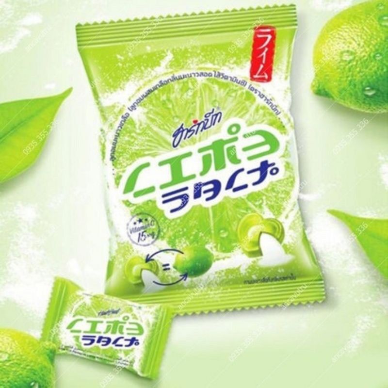 Kẹo chanh muối hình tim thái lan