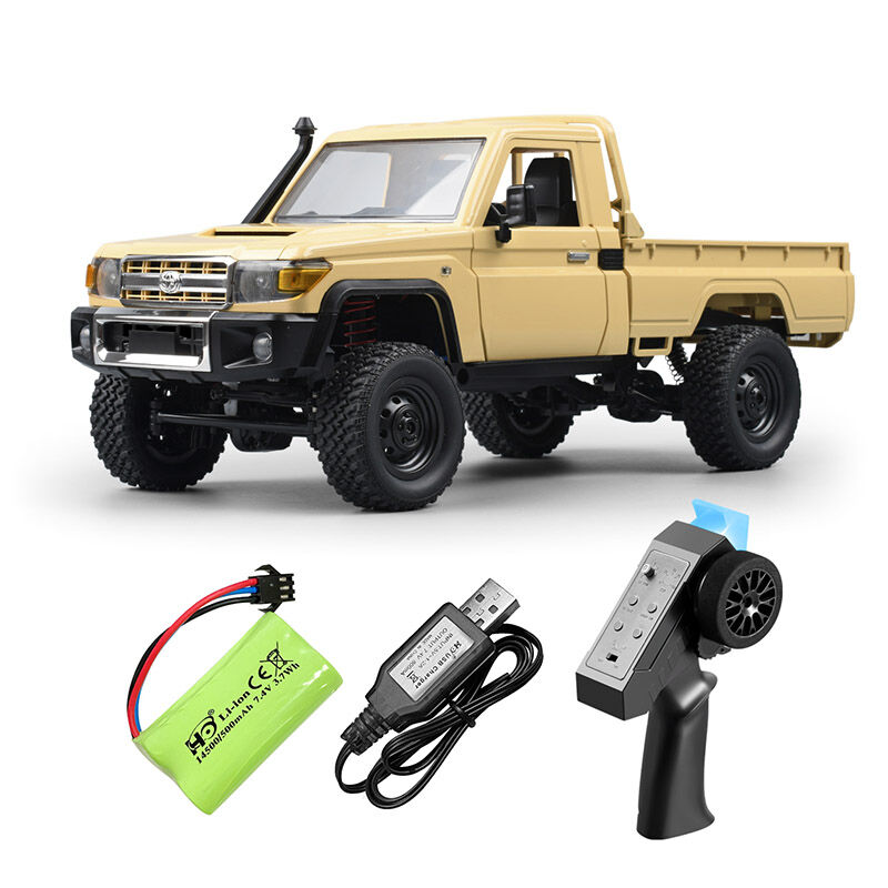 MN MODEL | Off-road RC Car Climbable Tank and Jeep Wrangler Model - 2