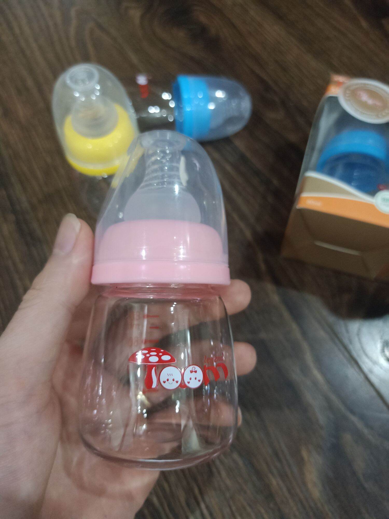 Bình sữa Toom cổ hẹp nội địa Nhật 75ml cho bé sơ sinh