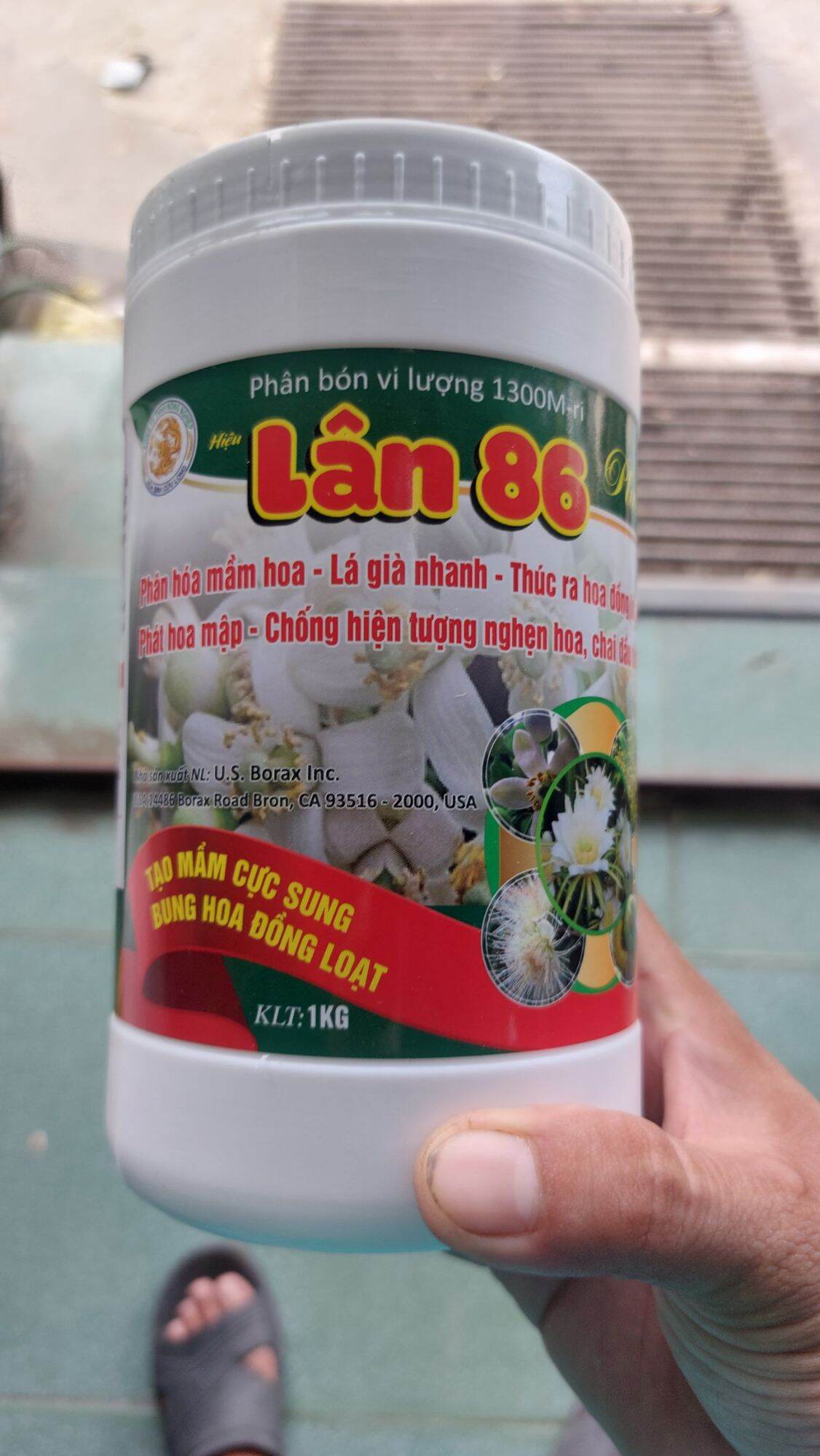 Phân bón lá lân 86 1kg