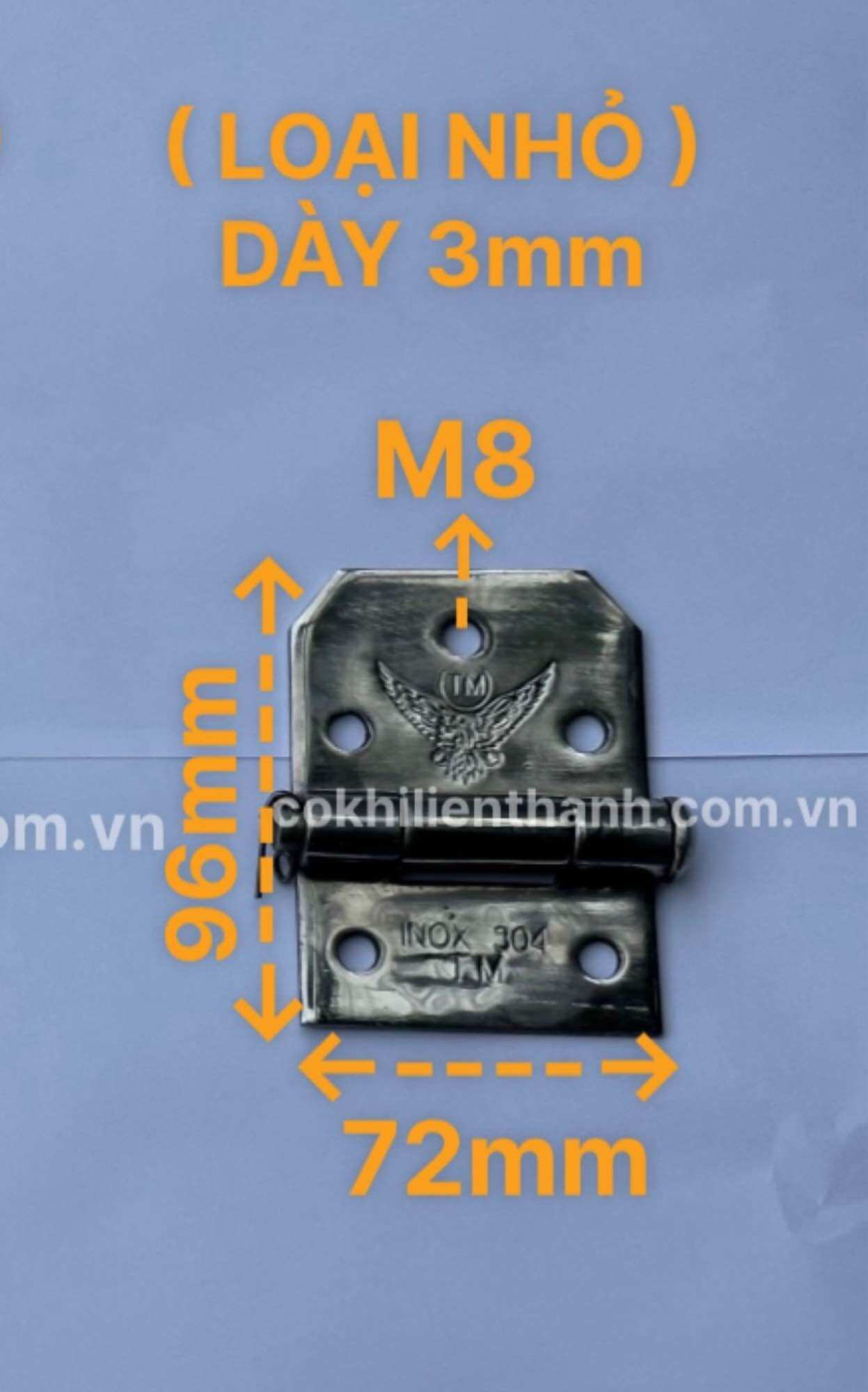 Bản lề xe ô tô tải ( inox 304 )