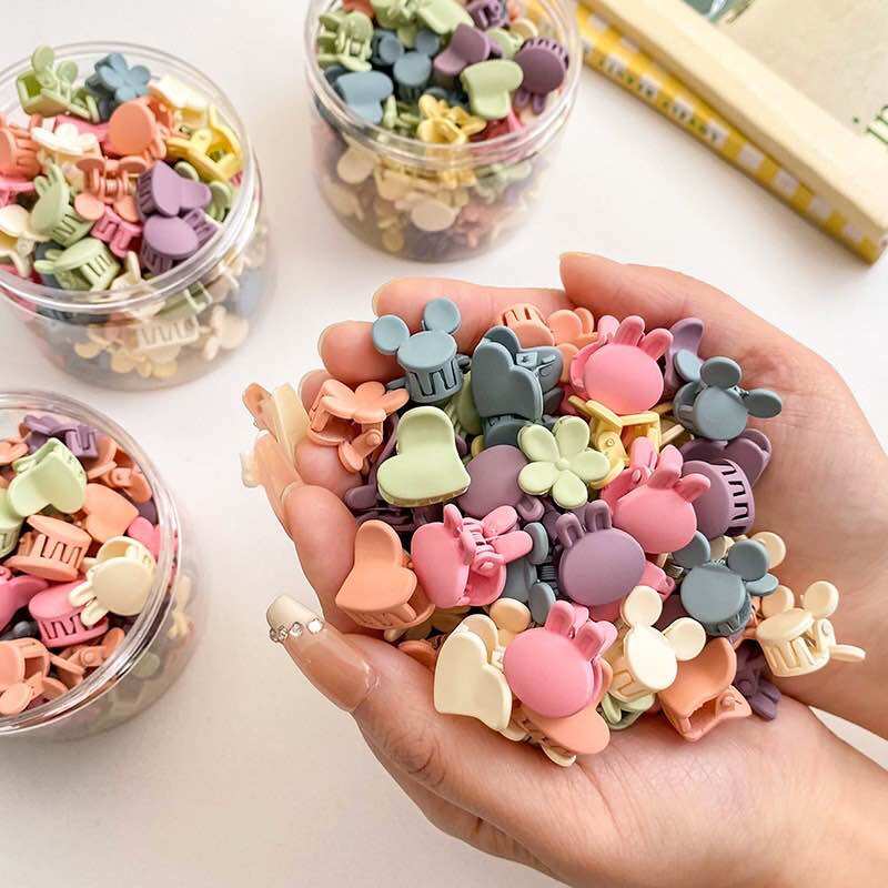 Set 50c kẹp tóc nhiều màu cho bé gái