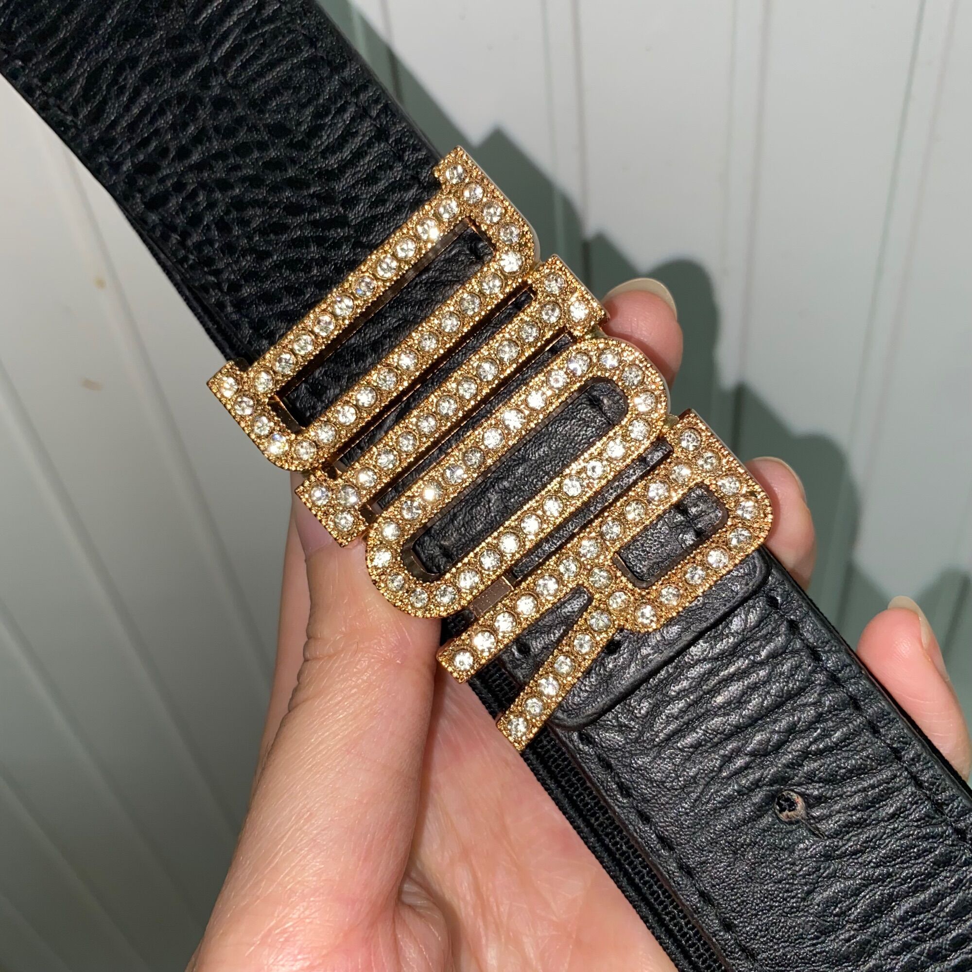 Dây lưng mặt chữ DIOR bản 4cm
