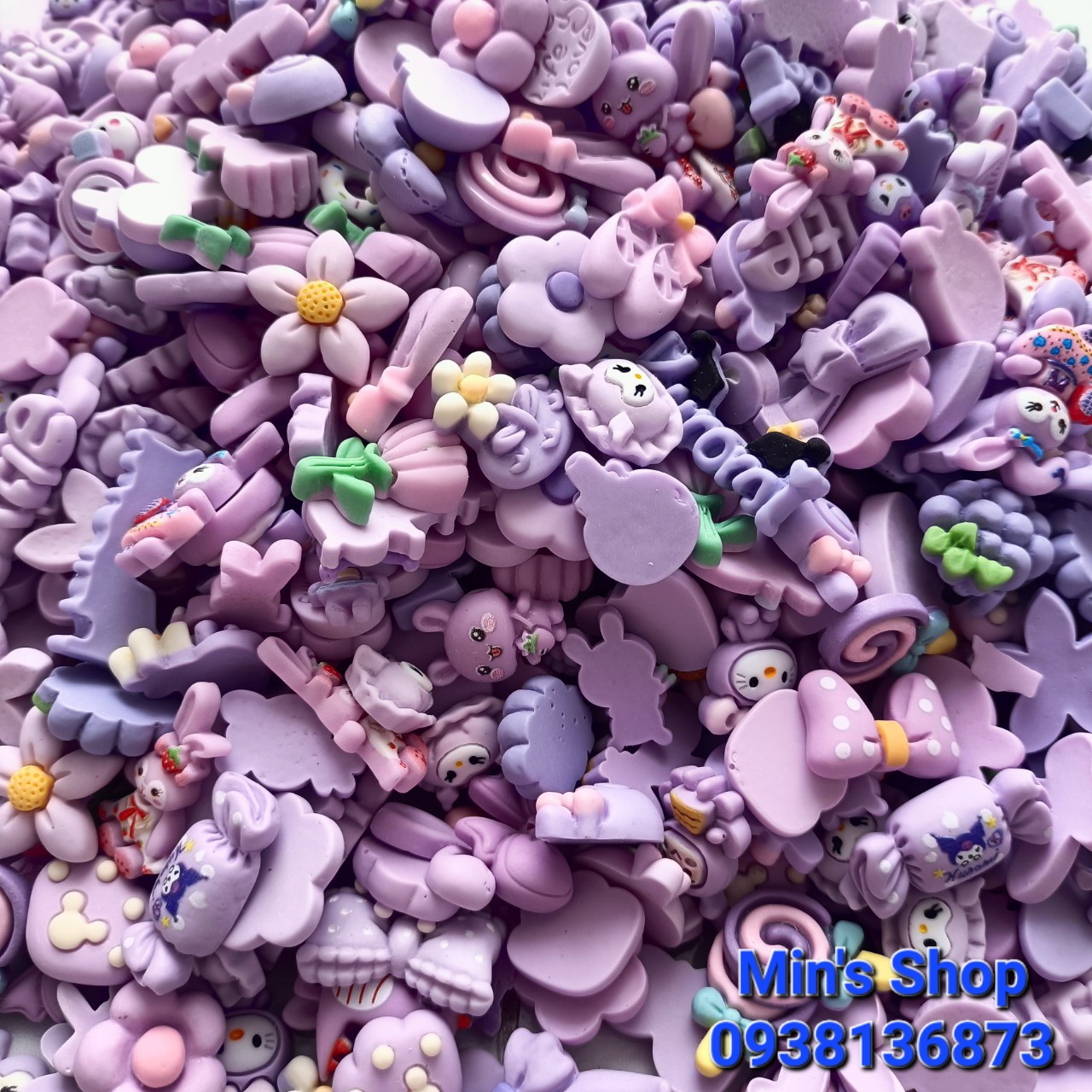 Set 100 charm theo tone màu (có trùng nhiều hình)