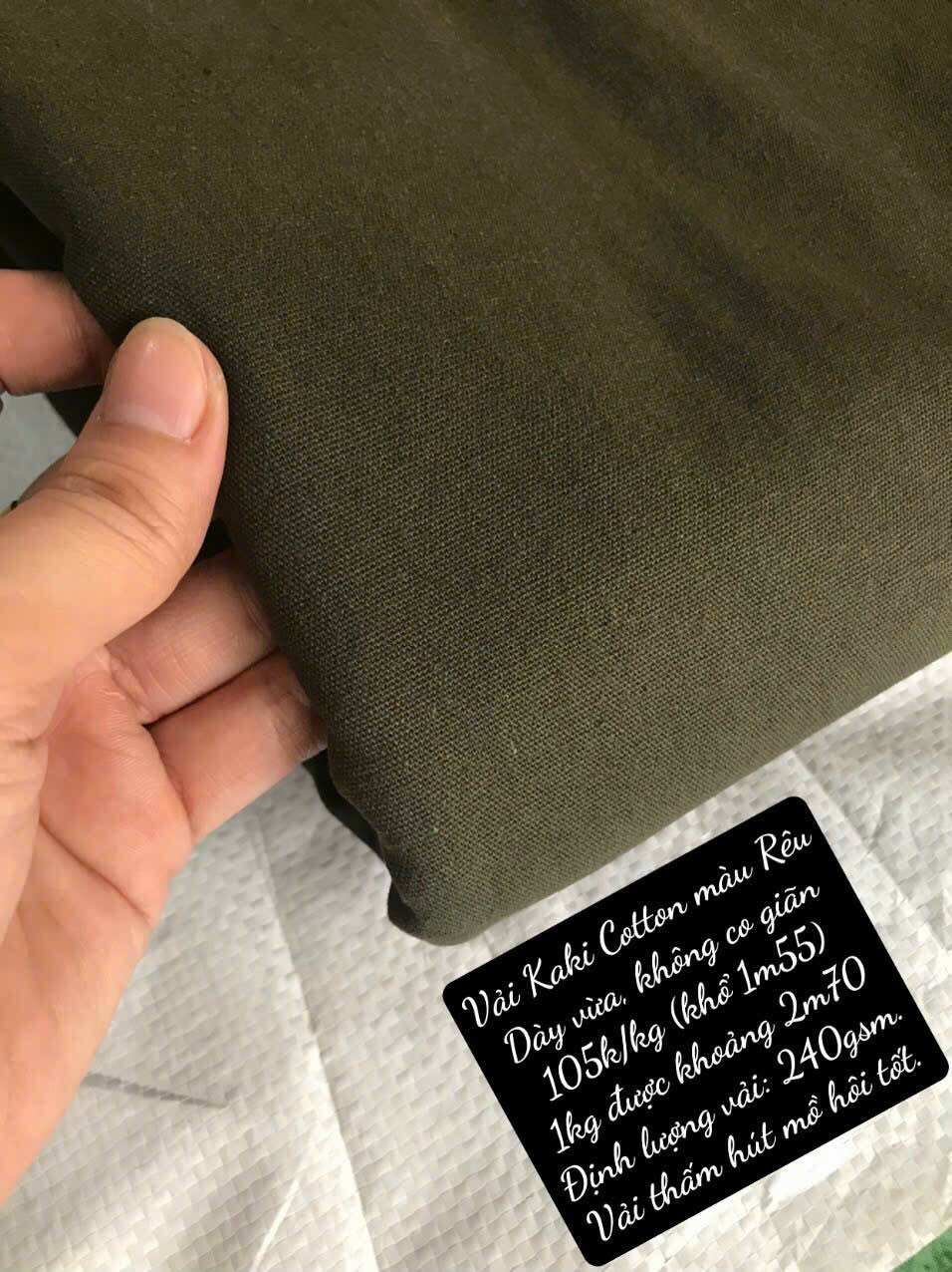 Vải kaki