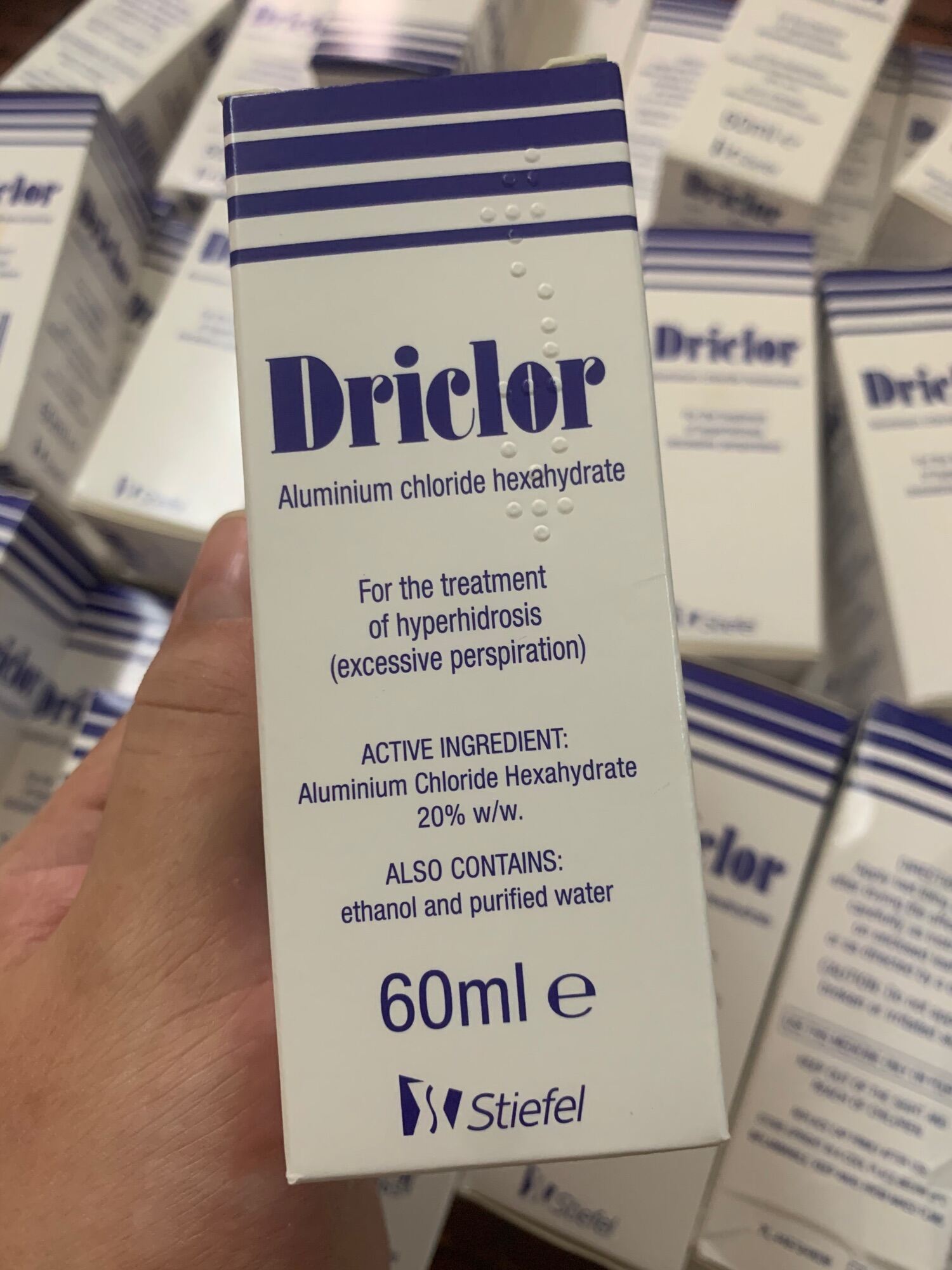 Driclor 60Ml Ngăn Mồ Hôi Tay Chân Nách