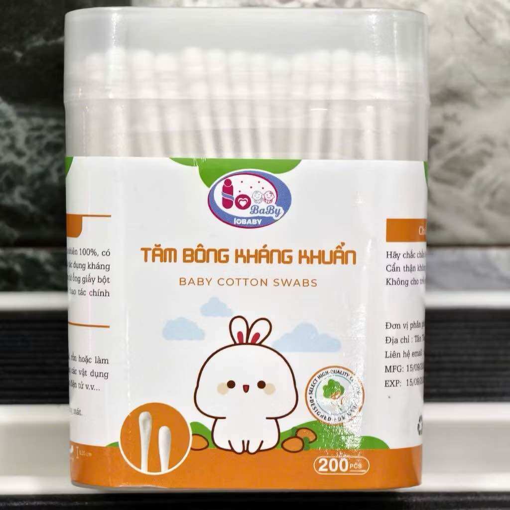 Hộp 200 tăm bông Misuta cho bé
