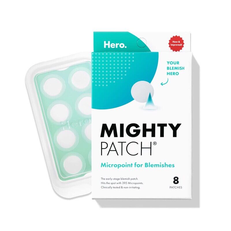 Miếng dán mụn Hero Cosmetics Mighty Patch (Original, Invisible, Variety, Micropoint for Blemishes, Dark Spots)