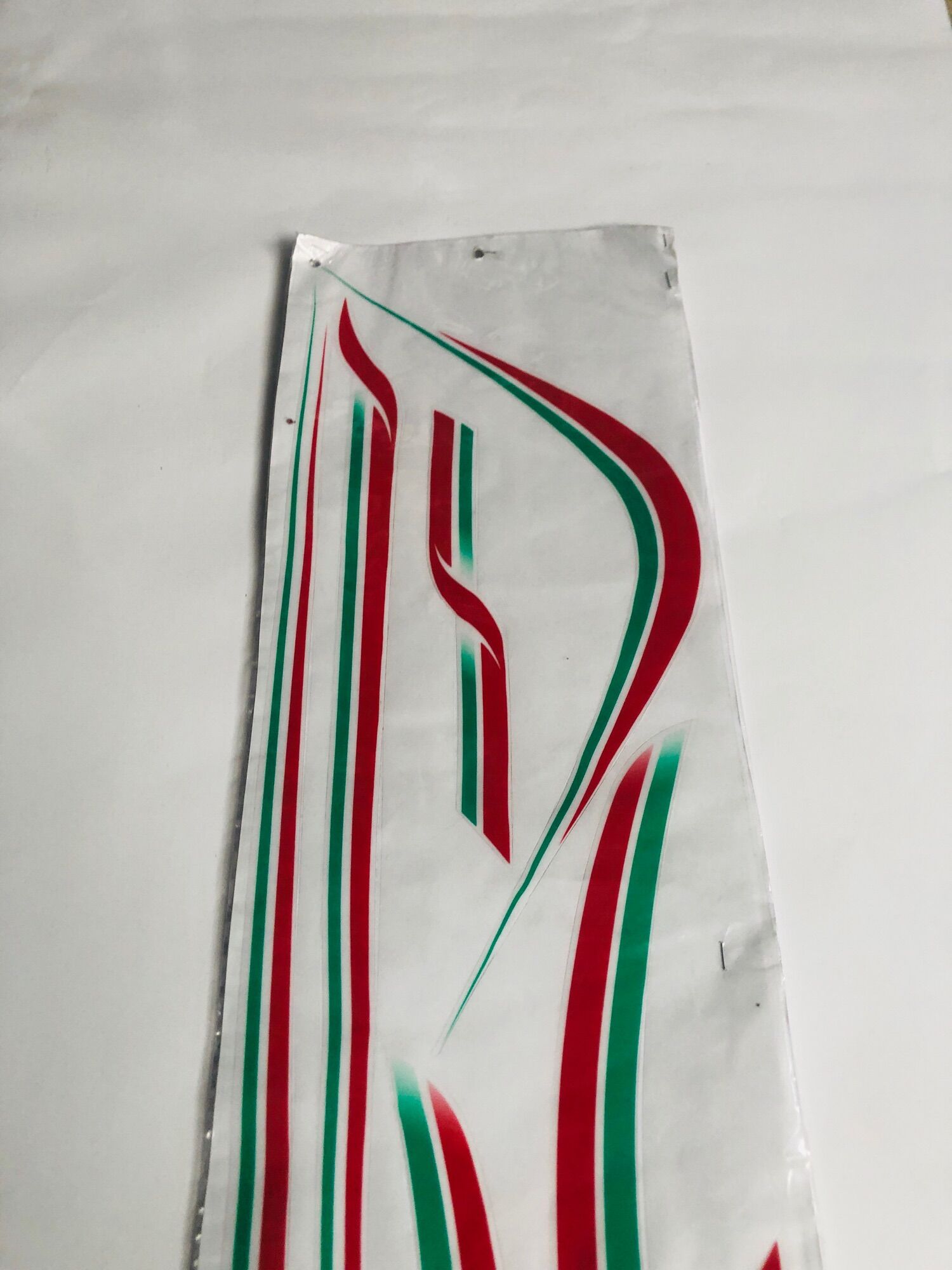 TEM CHỈ SH MODE XANH ĐỎ DECAL