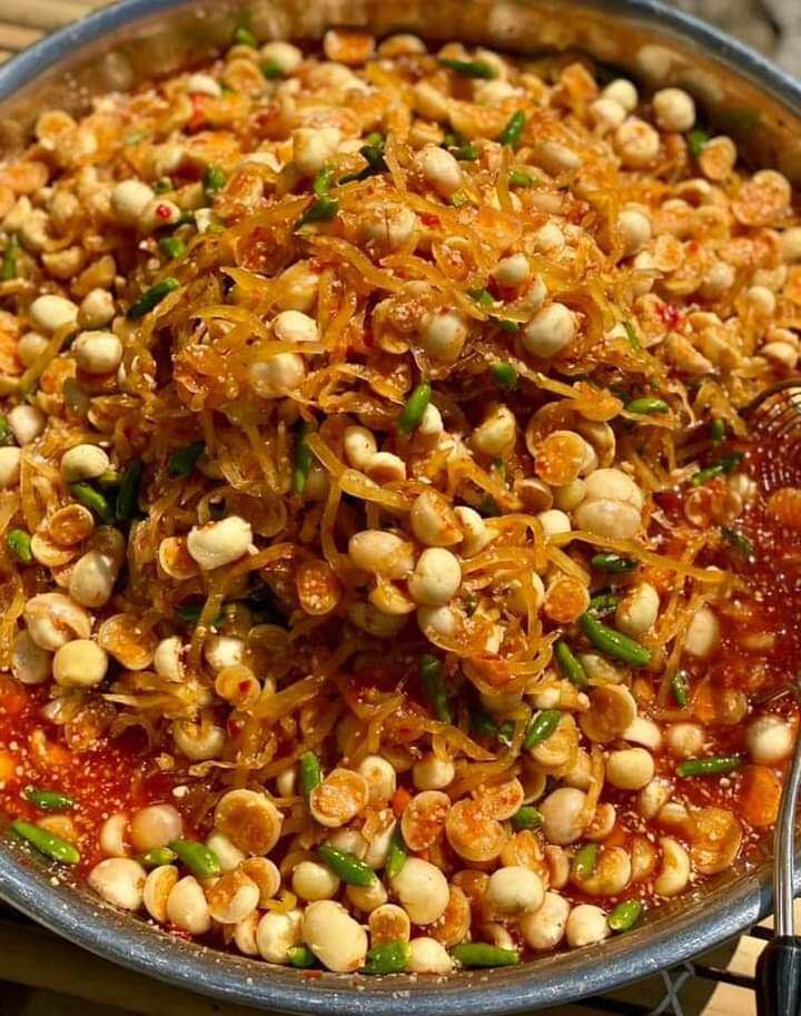 Mắm cà pháo đu đủ giòn ngon 800g đậm đặc