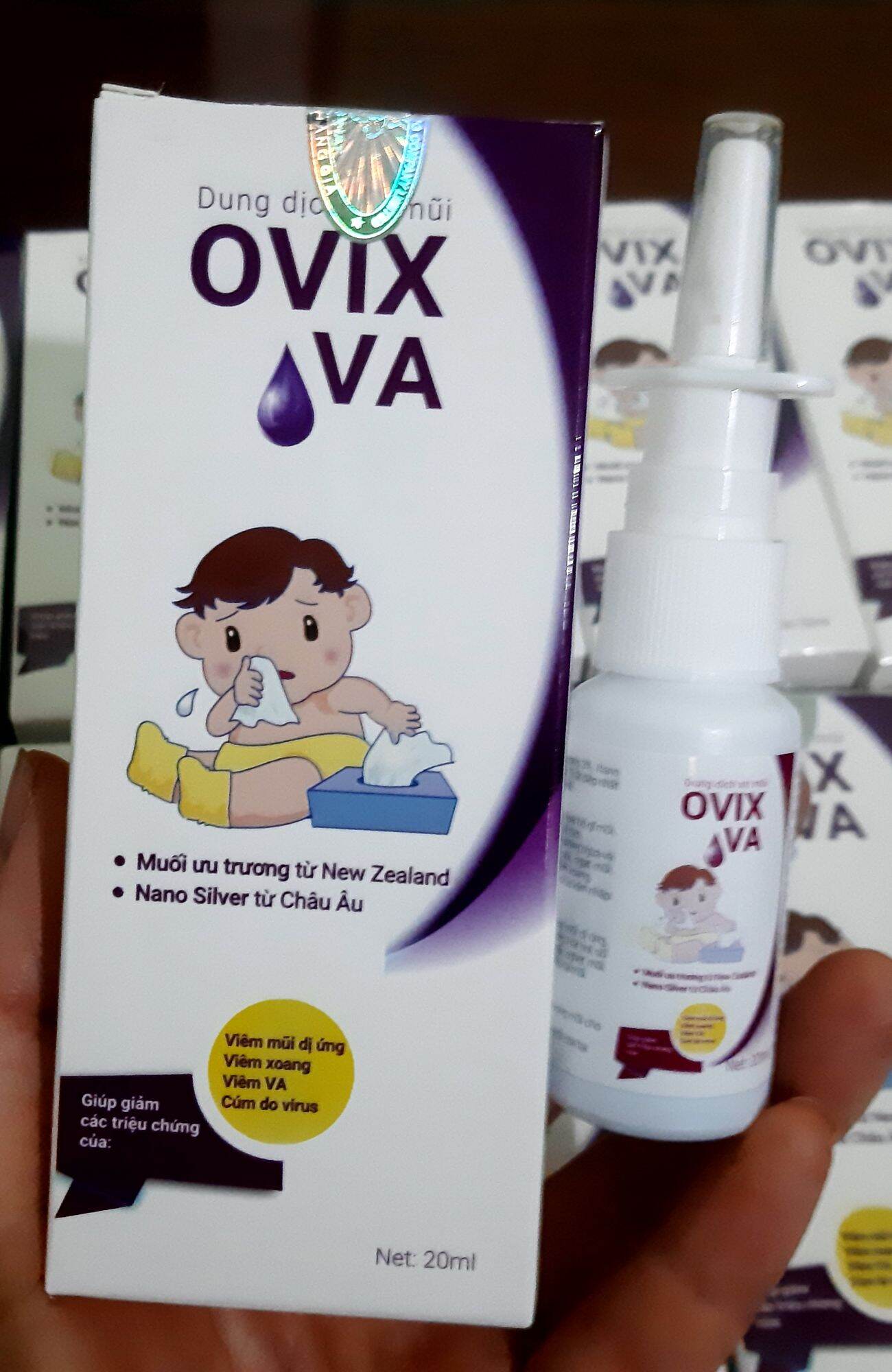 Chính Hãng Ovix VA Dung dịch vệ sinh mũi