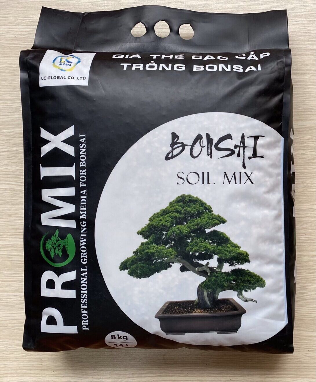 Giá thể trồng cây bonsai promix ( bao 8kg)