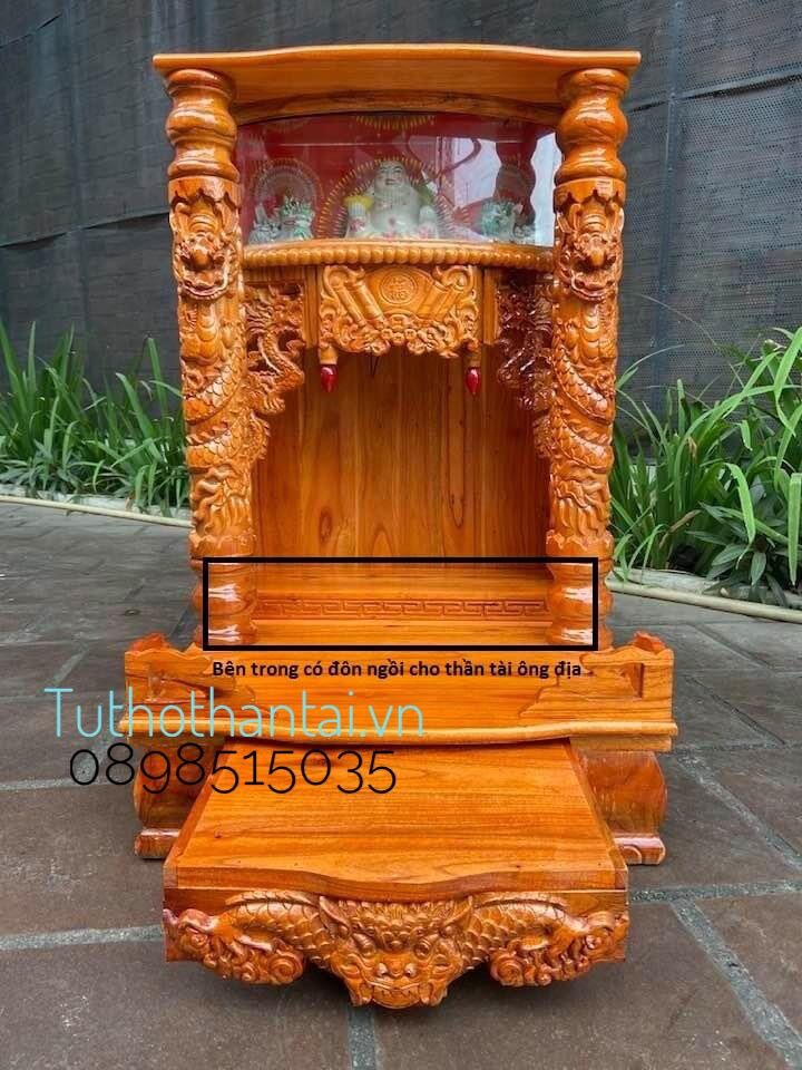 Bàn thờ thần tài ông địa, có hộp đèn 56 x 88cm