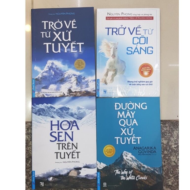 Sách - Combo 4 cuốn Trở Về Từ Xứ Tuyết + Trở về từ cõi sáng + Hoa sen trên tuyết + Đường mây qua xứ tuyết