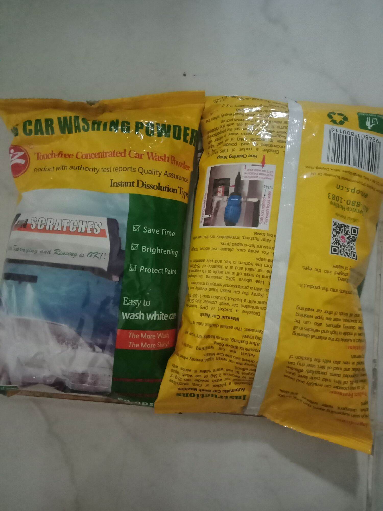 BỘT RỬA XE KHÔNG CHẠM 500g