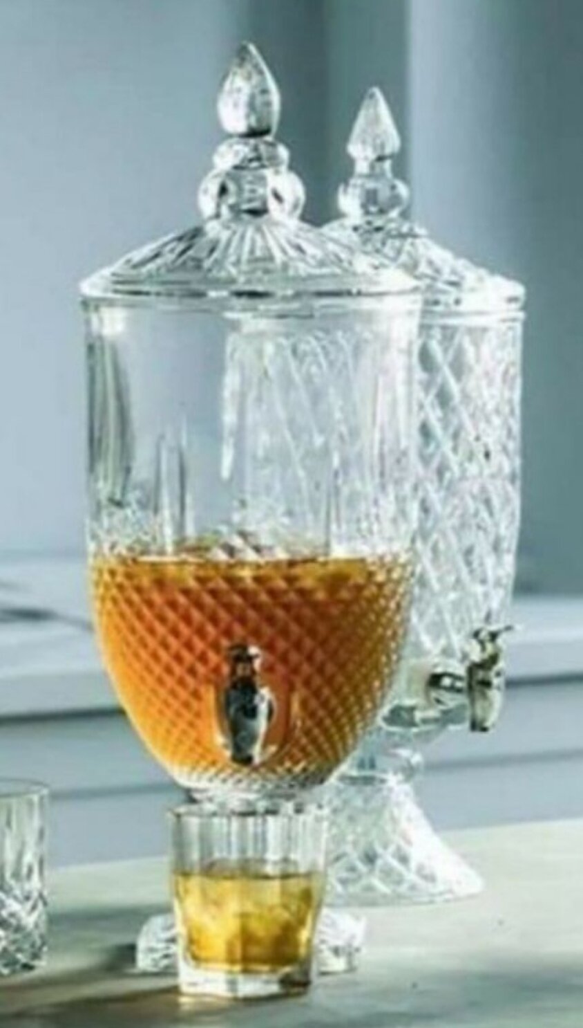 [HCM]Bình thủy tinh cao cấp có vòi ( bình cúp ) 2L 3L 5L