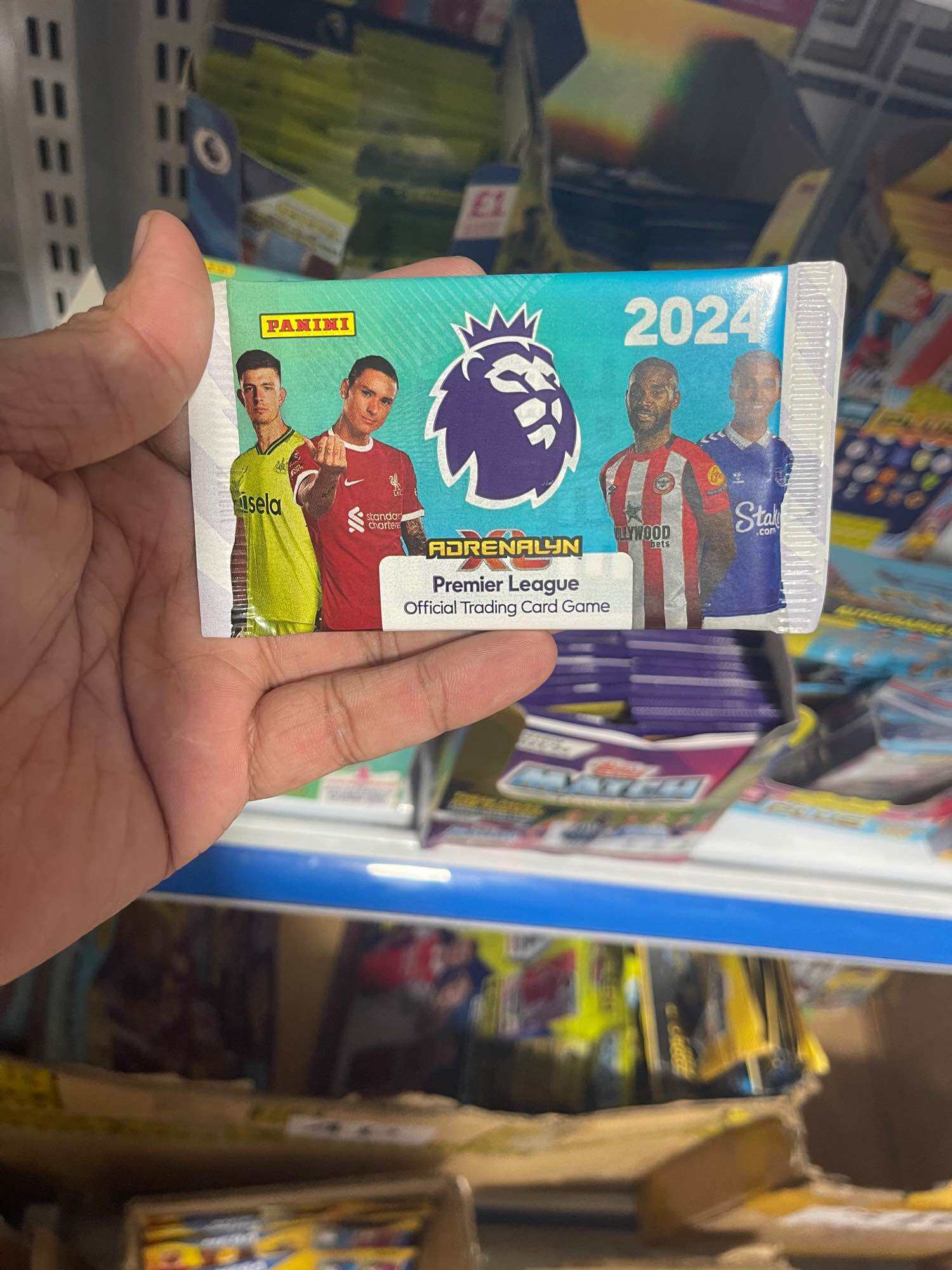 [ Pack Lẻ ] Gói Thẻ Lẻ Cầu Thủ Bóng Đá Panini Adrenalyn XL Premier League 2024 23/24 ( 6 Thẻ )