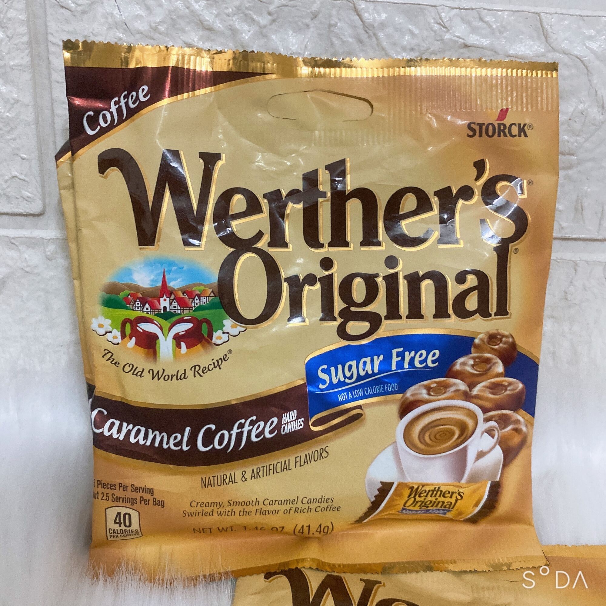 Kẹo caramen kem cà phê Werther s Original Creamy Coffee 42gr