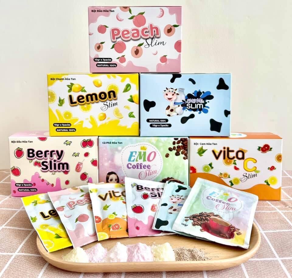 DETOX NƯỚC ÉP GIẢM CÂN TRÁI CÂY EMOSLIM HÀNG TEST KHÔNG BÁN