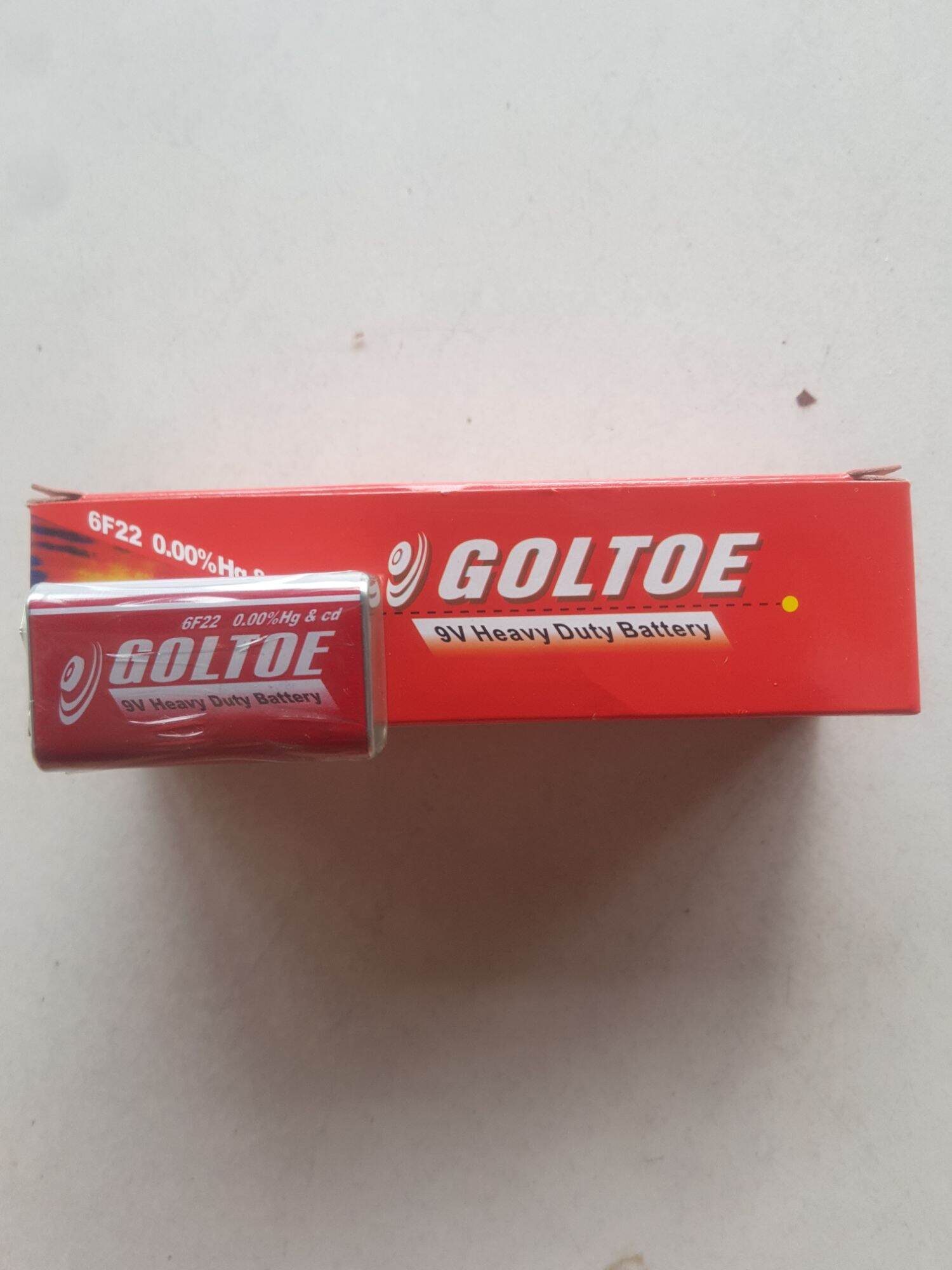 Pin vuông micro goltoe 9v- 6f22