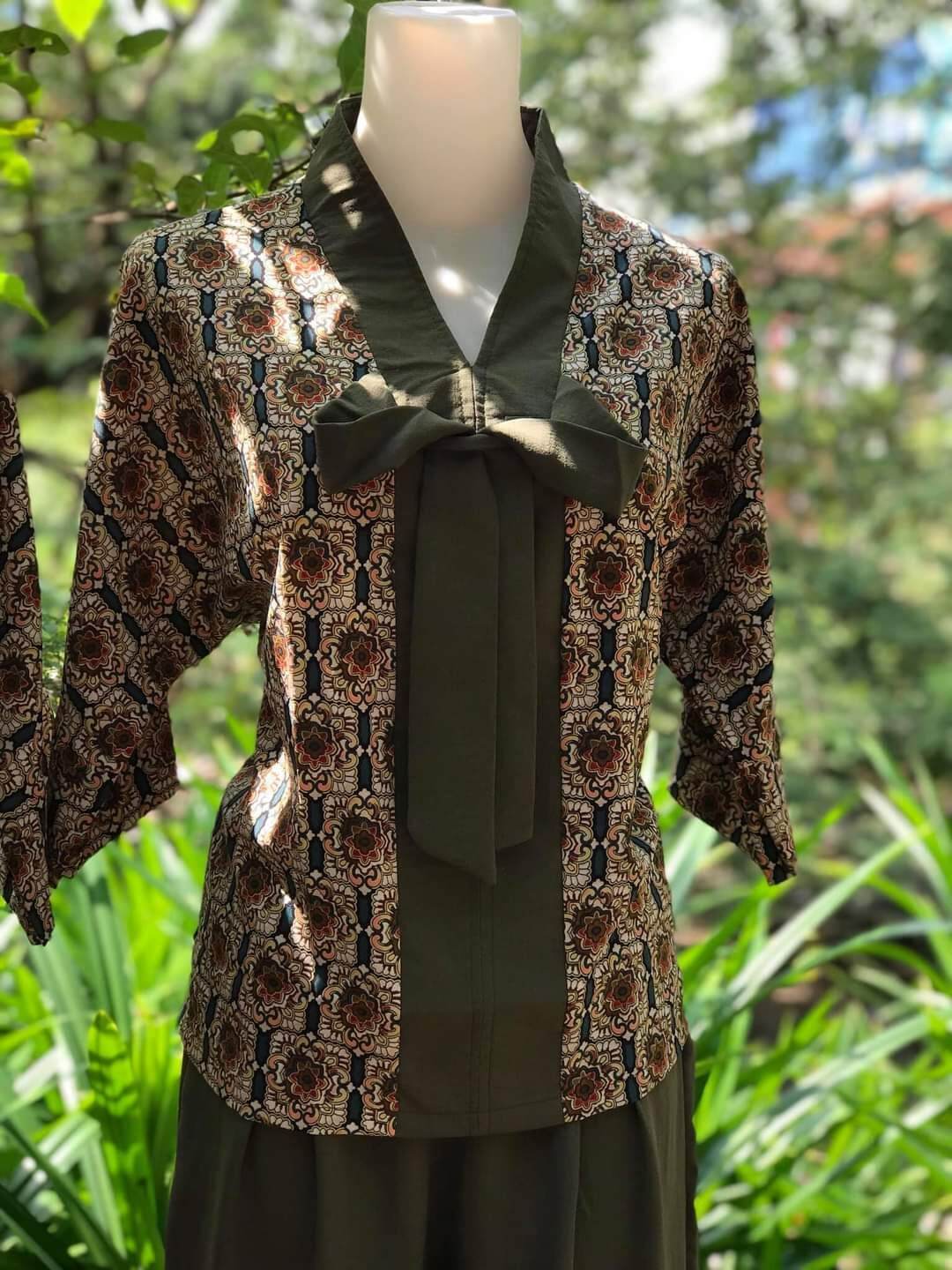 🌻 Set Bộ Hoa Thổ Cẩm Viền Phối🌻