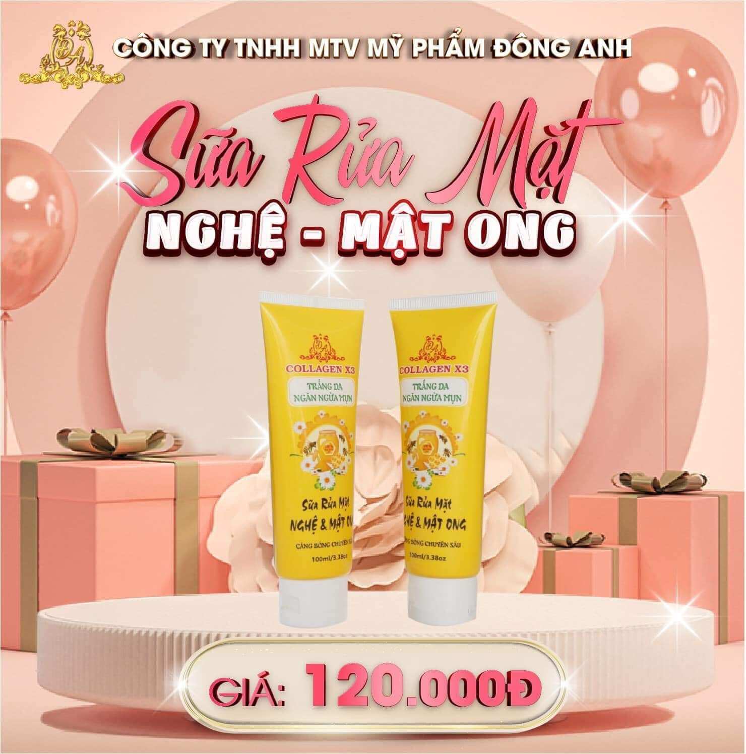 Sữa rữa mặt co.llagen x3