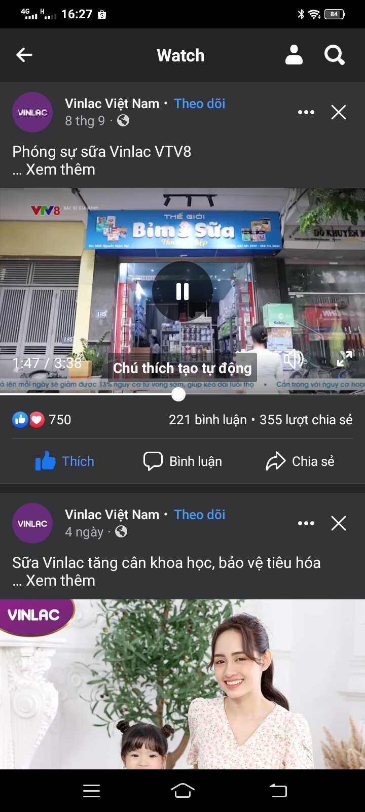 sữa vinlac gold 1 800g