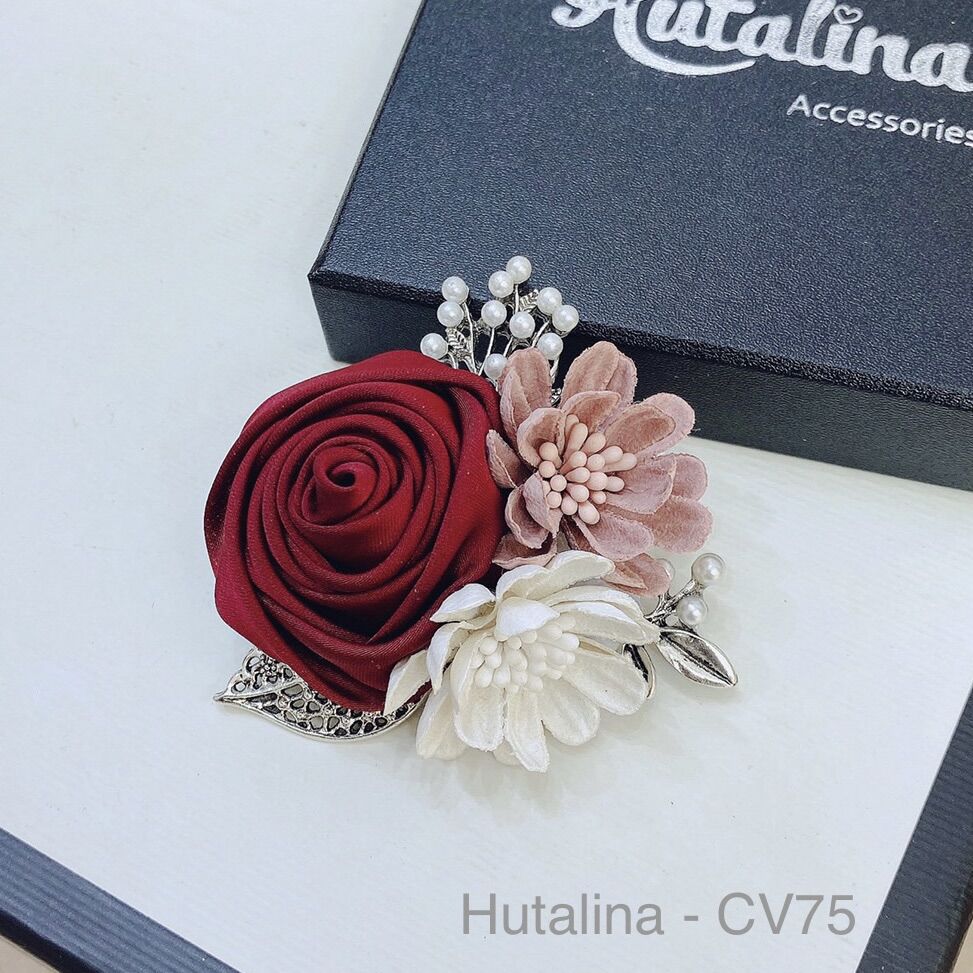 Hoa Cài Áo Handmade CV75 - HUTALINA