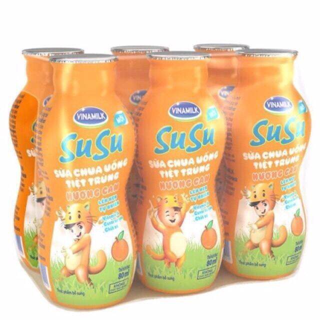 COMBO 2 LỐC (12 CHAI) SỮA CHUA UỐNG SU SU LOẠI 80ML