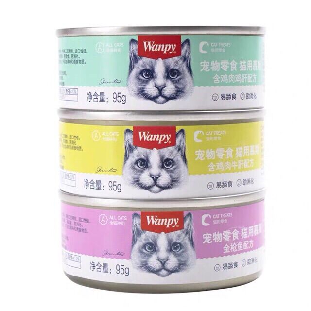 Thức ăn cho mèo Pate Wanpy 90gr