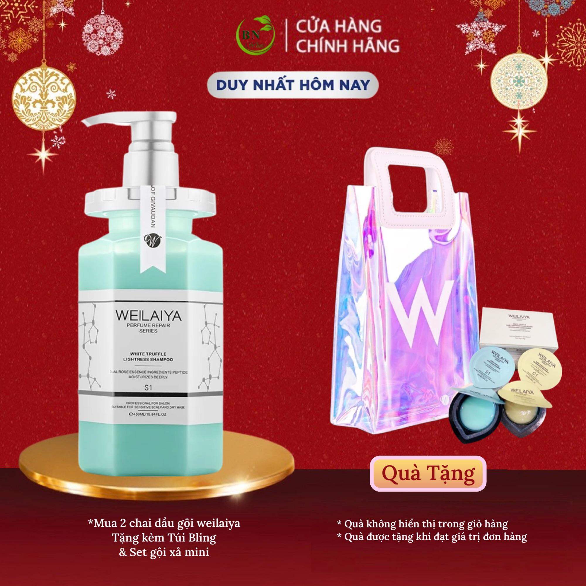Dầu gội phục hồi đa tầng nấm truffle Weilaiya White Truffle Lightness Shampoo 450ml