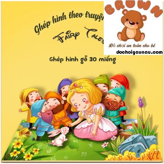 Tranh ghép hình bằng gỗ 30 miếng cho bé