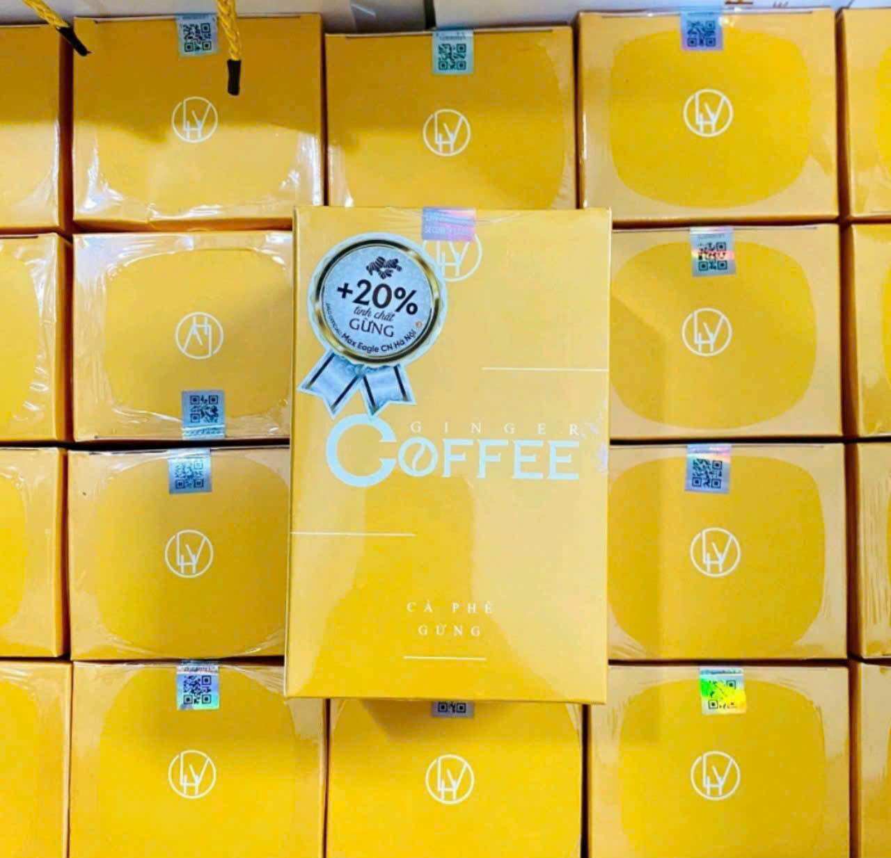 Cà phê gừng giảm cân Ginger Coffee hộp 20 gói