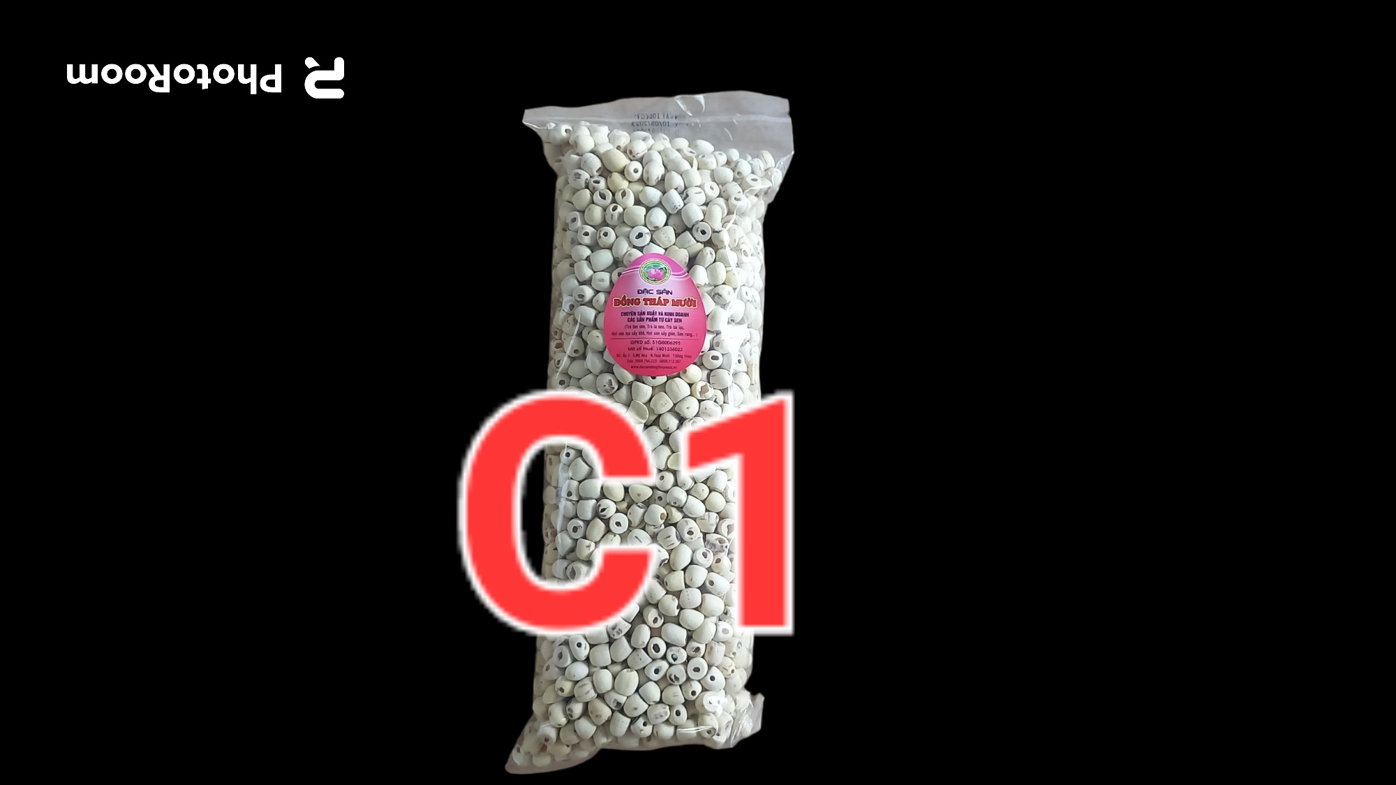 Hạt sen lụa sấy khô 1kg  C1- Chỉ bán loại 1 (Trắng 2 đầu)